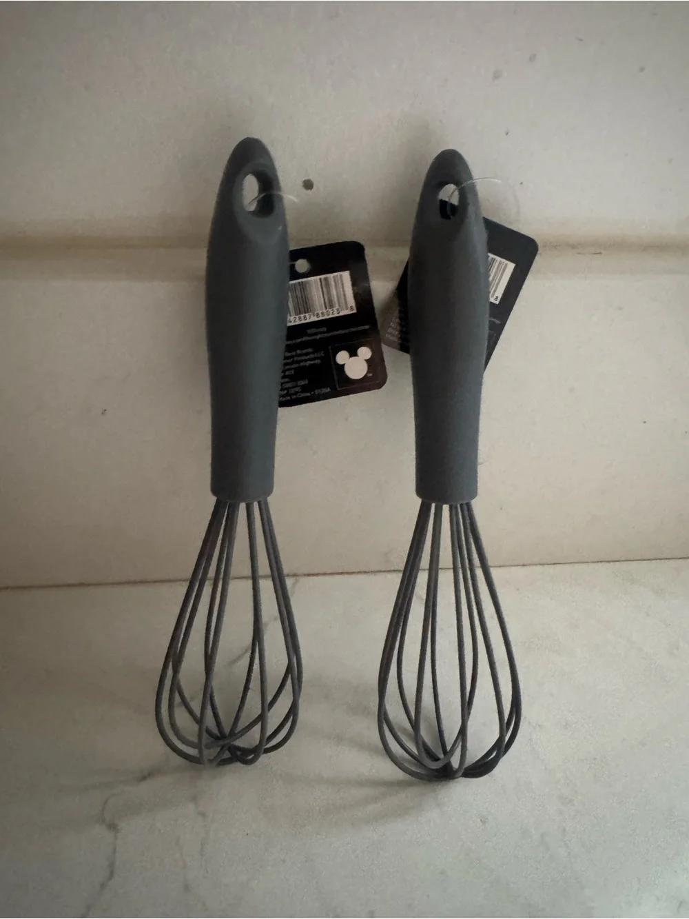 NWT- bundle of 2.Disney Grey Jack Skellington Silicone-Handle Whisk